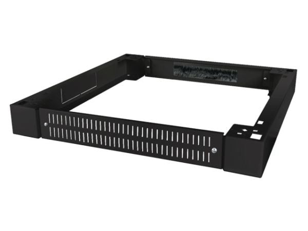 EFB Elektronik 691750TS.82PB, Plint till rackskåp, Stål, Svart