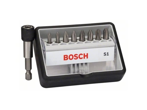 Bosch 2 607 002 560, 8 stykker, Philips, PH 1, PH 2, PH 3, PH1 (2x), PH2 (4x), PH3 (2x), 25 mm, 25,4 / 4 mm (1 / 4")
