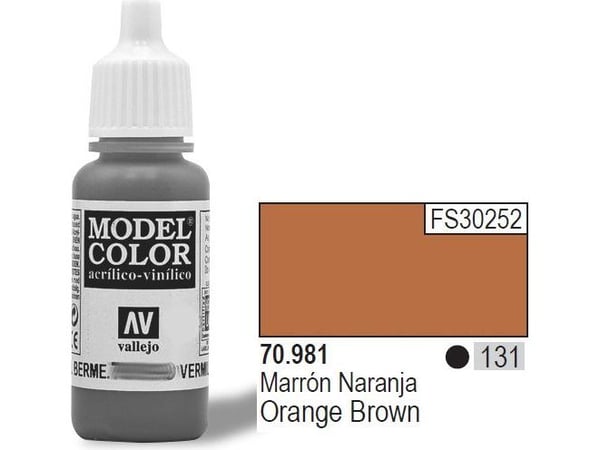 Orange brown mat 18 ml