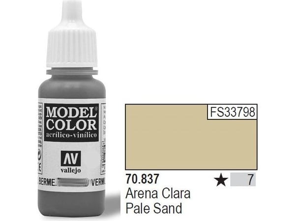 Vallejo Maling nr. 7 Sand Light Matt 17ml - 70837