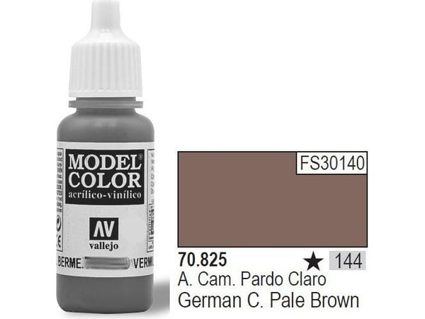 Vallejo 70.825, 17 ml, Ruskea, Matta, Pullo