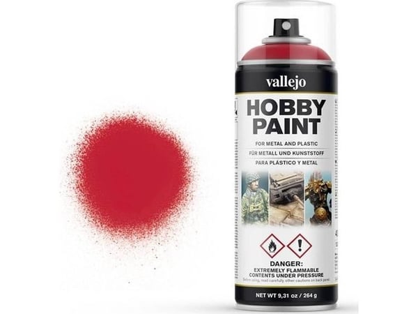 Vallejo 28.023, Punainen, Spraymaali, Nestemäinen, 400 ml, 1 kpl