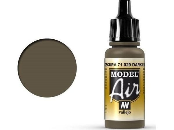 Vallejo 71.029, 17 ml, Brun, Matte, Flaske