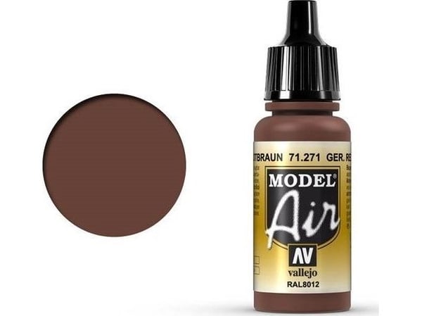 Vallejo 71.271, 17 ml, Ruskea, Matta, Pullo