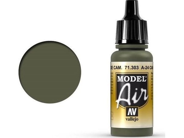 Vallejo 71.303, Vihreä, Akryylimaali, Nestemäinen, 17 ml, 1 kpl |