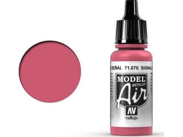 Vallejo 71.070, Metallisk, Röd, Akrylfärg, Vätska, 17 ml, 1 styck |