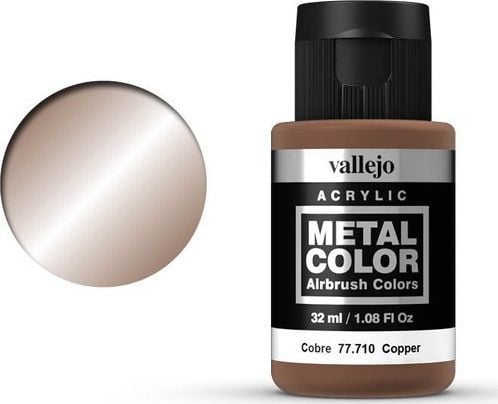 Vallejo Metal Color, 32 ml, Kopper, Metallisk, Flaske
