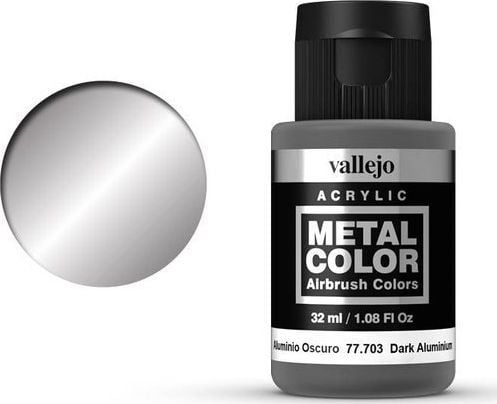 Vallejo Metal Color, 32 ml, Aluminium, Metallisk, Flaske