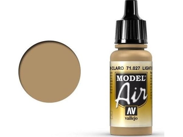 Vallejo 71.027, 17 ml, Brun, Matte, Flaske