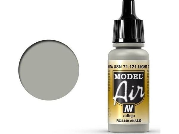 Vallejo 71.121, Grå, Acryl maling, Væske, 17 ml, 1 stykker |