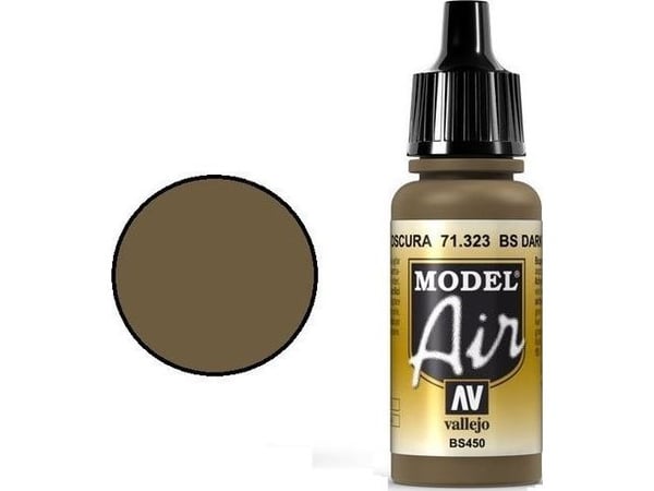 Vallejo 71.323, Brun, Acryl maling, Væske, 17 ml, 1 stykker |
