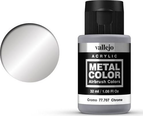 Vallejo Metal Color, 32 ml, Grå, Metallisk, Flaske