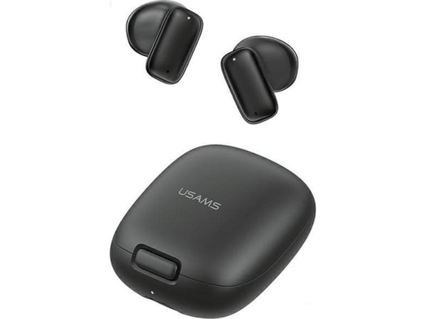 USAMS Bluetooth 5.3 TWSID Series trådløse hodetelefoner sort/black BHUID01 (ID25)