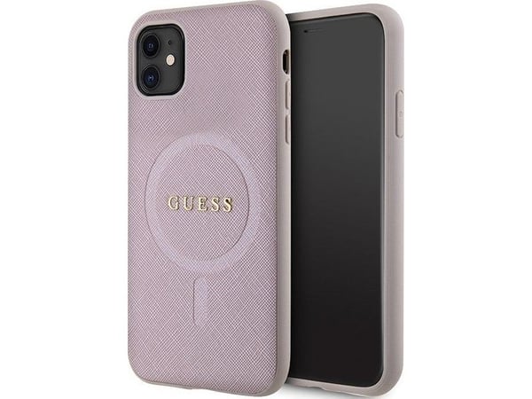 Veske GUESS GUHMN61PSAHMCP IPHONE 11 / XR 6.1" Rosa / Rosa HARDCASE SAFFIANO MAGSAFE Veske GUESS GUHMN61PSAHMCP IPHONE 11 / XR 6.1" Rosa / Rosa HARDCASE SAFFIANO MAGSAFE