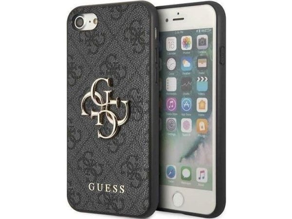 Guess GUHCI84GMGGR iPhone 7/8/SE 2020 / SE 2022 grå hardcase 4G Big Metal Logo