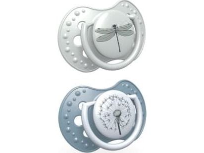 LOVI silikon dynamiske smokkringer BOTANIC 18 m+ 2 stk, 22/875boy