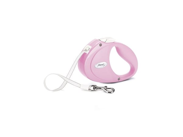Valp, automatisk bånd, for hund, rosa, 2m, tape