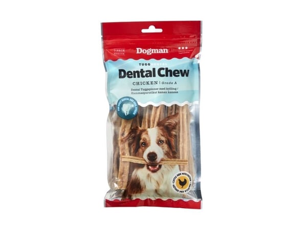 DOGMAN Chew Dental kanan kanssa M 7p 17,5cm 17,5cm