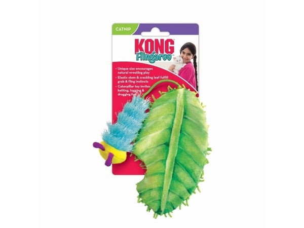 KONG Leksak Flingaroo CATerpillar