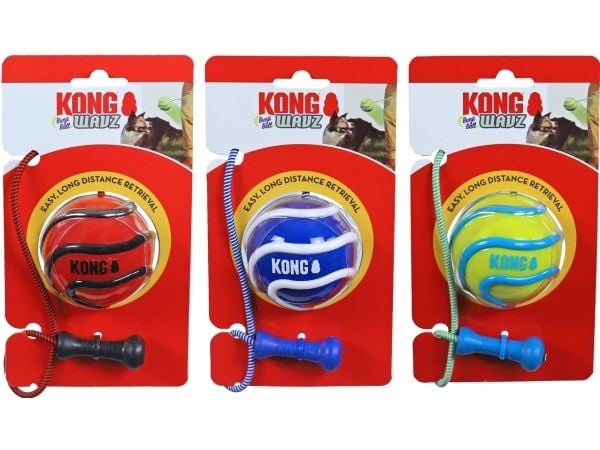 Kong Leksak Wavz Bunjiball Mix M 49cm
