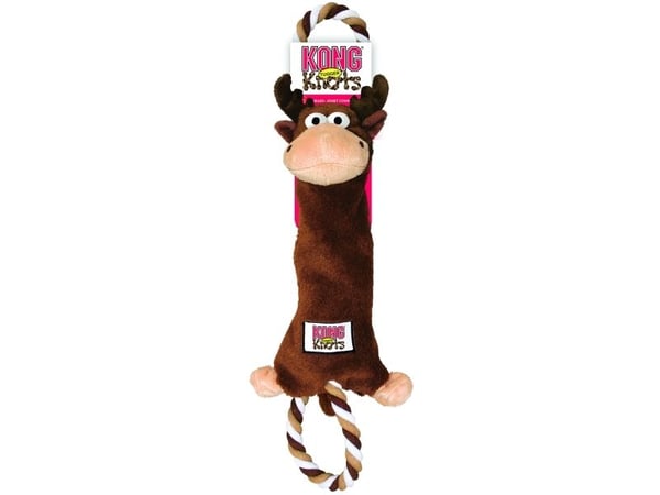 Kong Leksak Tugger Knots Moose Brun M/l 48cm