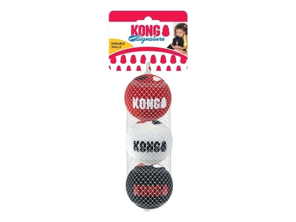 Kong Leksak Signature Sportballs 3p M 6cm