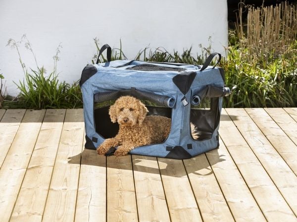 Dogman Canvasbur Milou Blå L 70cm