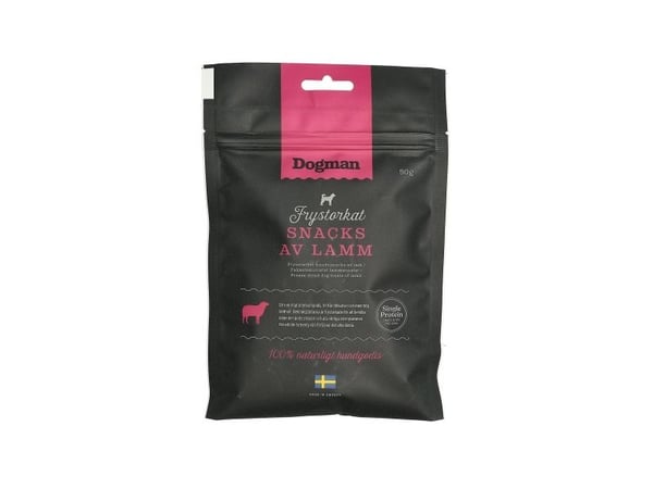 Dogman Frystorkat Snacks Av Lamm 50g