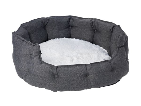 Dogman Classy Memory Foam Hundbädd Grå M 64cm