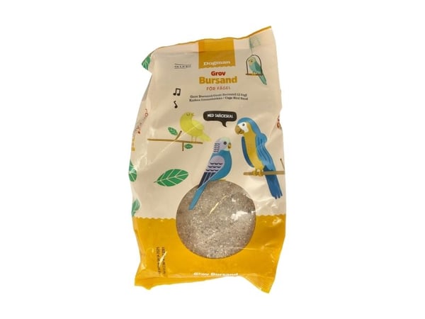 DOGMAN Grov grovsand for fugler 1,8 kg