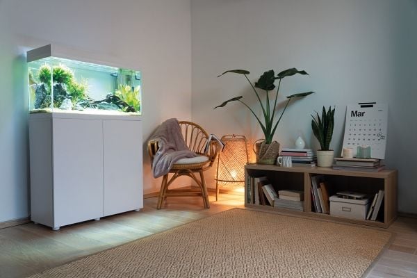 Aquael Optiset Akvariemöbel Vit 200l 101cm 101cm
