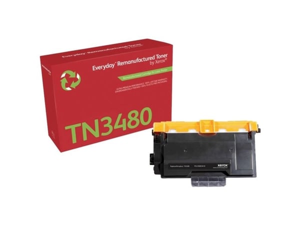 Xerox - Svart - kompatibel - tonerpatron (alternativ for: Brother TN3480) - for Brother HL-L5100, L5200, L6300, L6400, L6450, MFC-L5700, L6800, L69...