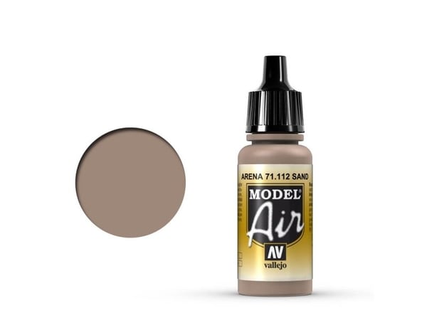 Vallejo 71.112, 17 ml, Ruskea, Hiekka, Pullo