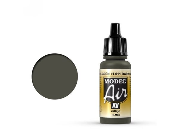 Vallejo 71.011, 17 ml, Grønn, Matte, Flaske