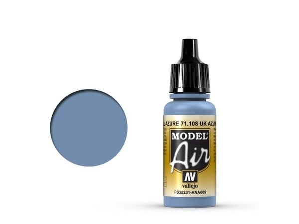 Vallejo 71.088, 17 ml, Blå, Matte, Flaske