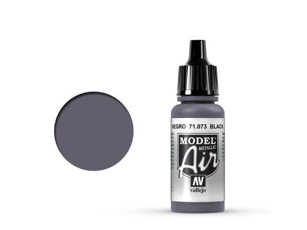 Vallejo 71.073, 17 ml, Grå, Metallic, Flaske (metalliväri)
