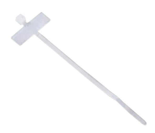 Hama kaapelinsiteet merkintäkentällä, 98 mm, luonnonväri, 25 kpl (00221003)