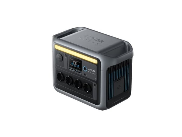 Anker SOLIX C1000X - Bærbar strømstasjon - 1800 watt - litium-jernfosfat - 1056 Wh - utgangskontakter: 6