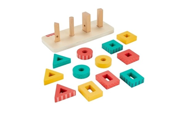Fisher Price Wood Shape Stacker