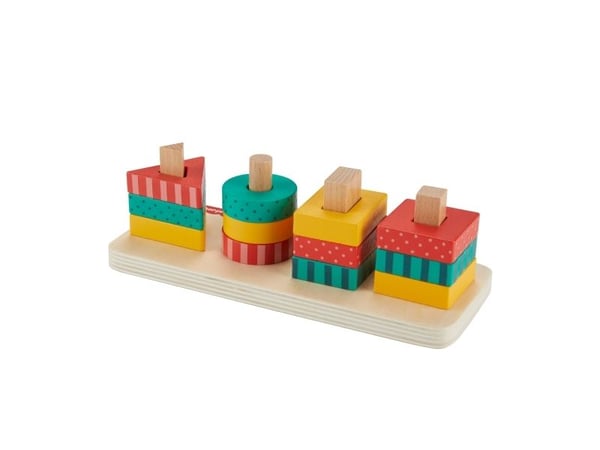 Fisher Price Wood Shape Stacker