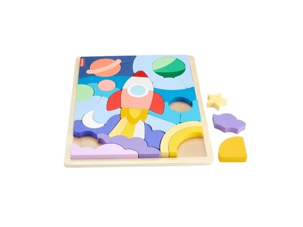 Fisher Price Wood Space Puzzle