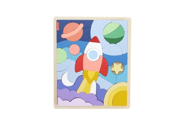 Fisher Price Wood Space Puzzle