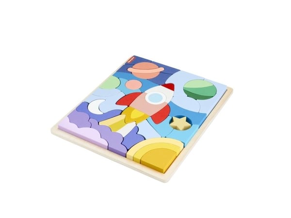 Fisher Price Wood Space Puzzle