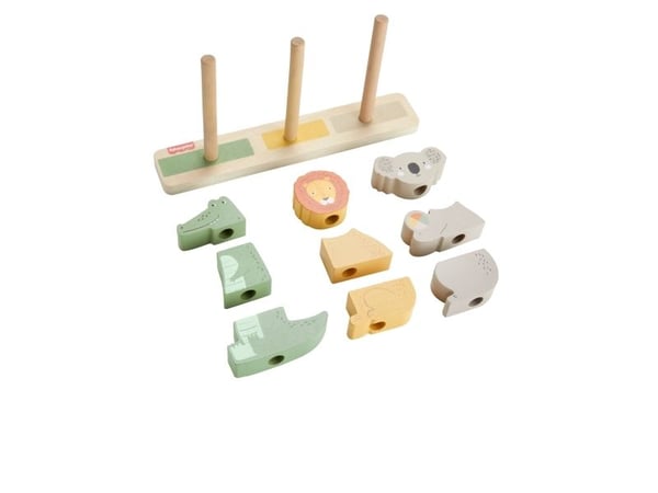 Fisher Price Wood Stack & Sort Animals