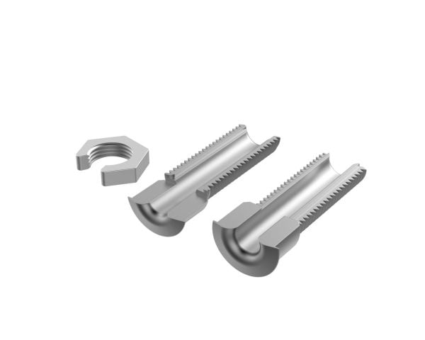 VivoLink - Kabel taukrans - tables up to 55 mm - skrivebordsmonterbar - aluminium