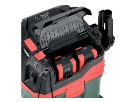 Metabo AS 36-18 L 30 PC CC Akkusauger Krt., Torr&våt, Svart, Grön, Röd, Fleece, L, Knappar, 30 l