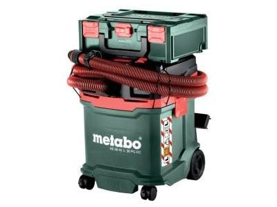 Metabo AS 36-18 L 30 PC CC Akkusauger Krt., Torr&våt, Svart, Grön, Röd, Fleece, L, Knappar, 30 l