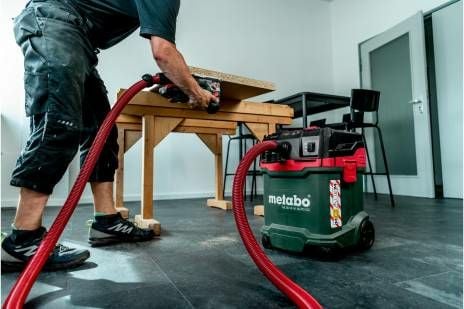 Metabo AS 36-18 M 30 PC-CC, Kuiva ja märkä, musta, Vihreä, Punainen, Fleece, M, Painikkeet, 30 L