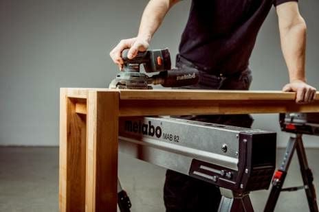Metabo MAB 82, Støttet stillas, Stål, 590 kg, Sort, Metallisk, Inne/Ute, 980 mm