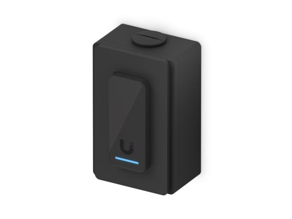 Ubiquiti UACC-Reader-JB-B, Asennuslaatikko, musta, Ubiquiti, UA-G2, UA-Intercom-Viewer, Polykarbonaatti, Kumi, Pesusieni, 88 mm